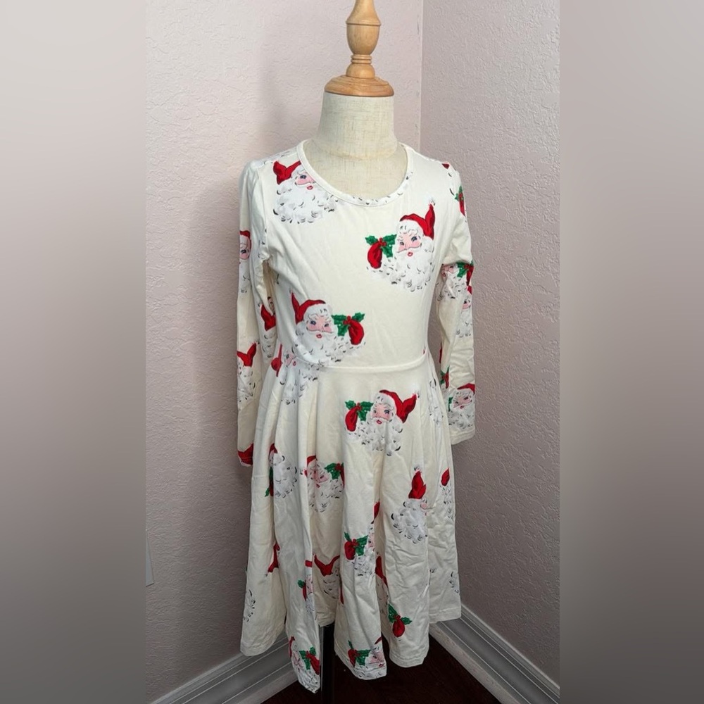 Eleanor Rose White and Red Santa Dress